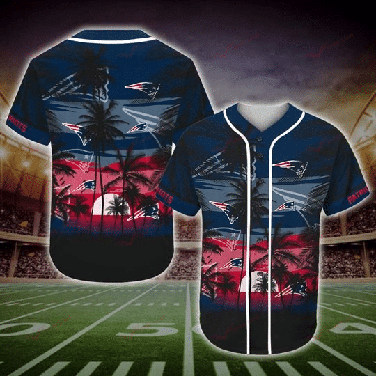 New England Patriots Personalized Baseball Jersey 009