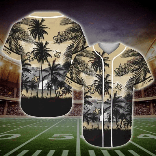 New Orleans Saints Personalized Baseball Jersey 001