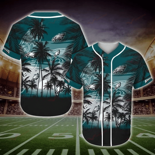 Philadelphia Eagles Personalized Baseball Jersey 001