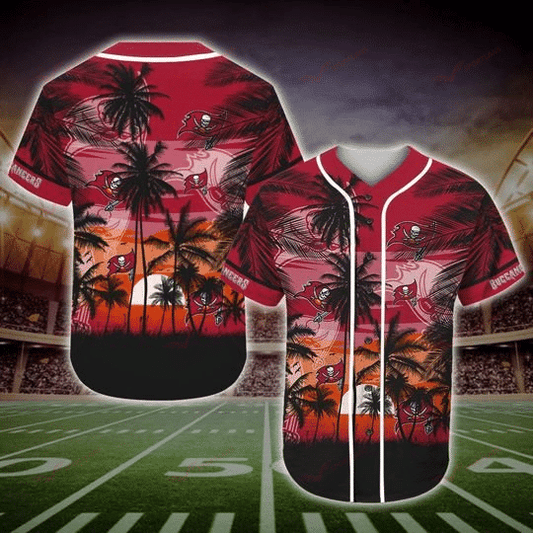 Tampa Bay Buccaneers Personalized Baseball Jersey 006