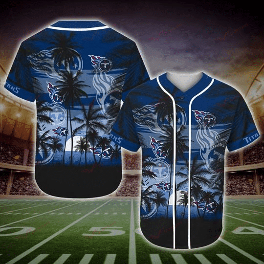 Tennessee Titans Personalized Baseball Jersey 002