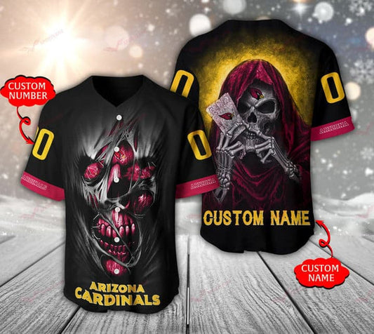 Arizona Cardinals Personalized Baseball Jersey 029