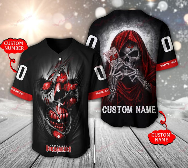 Tampa Bay Buccaneers Personalized Baseball Jersey 016