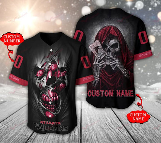 Atlanta Falcons Personalized Baseball Jersey 030
