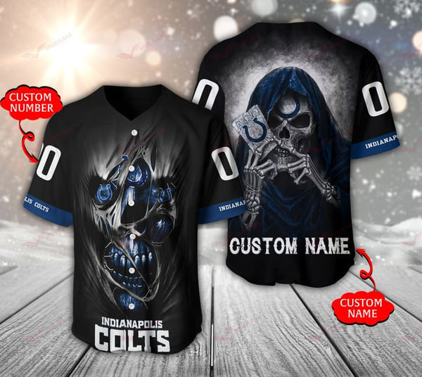 Indianapolis Colts Personalized Baseball Jersey 010