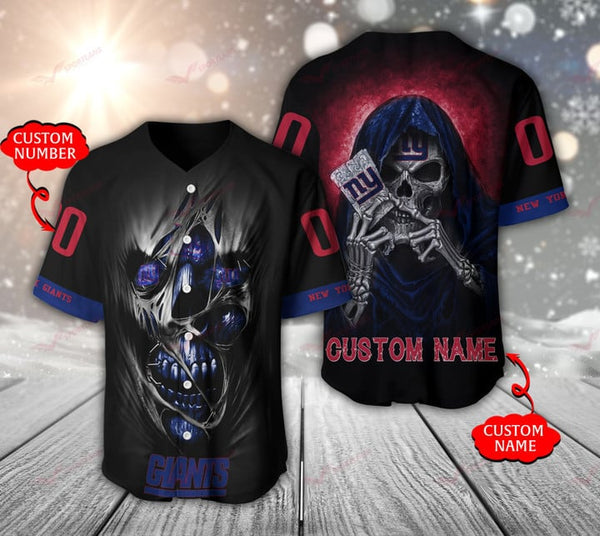 New York Giants Personalized Baseball Jersey 008