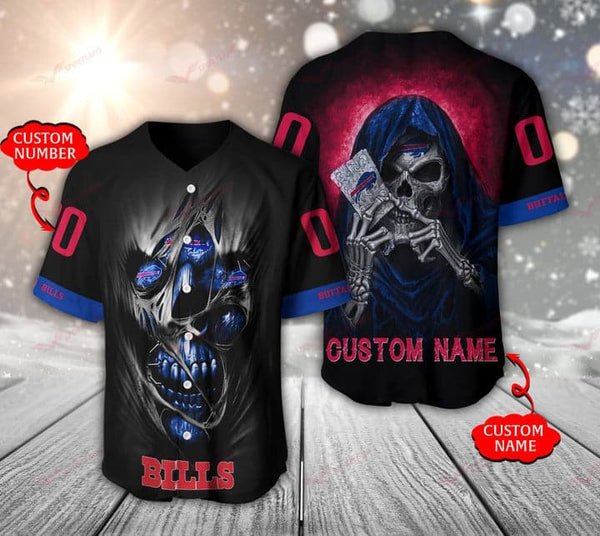 Buffalo Bills Personalized Baseball Jersey 016