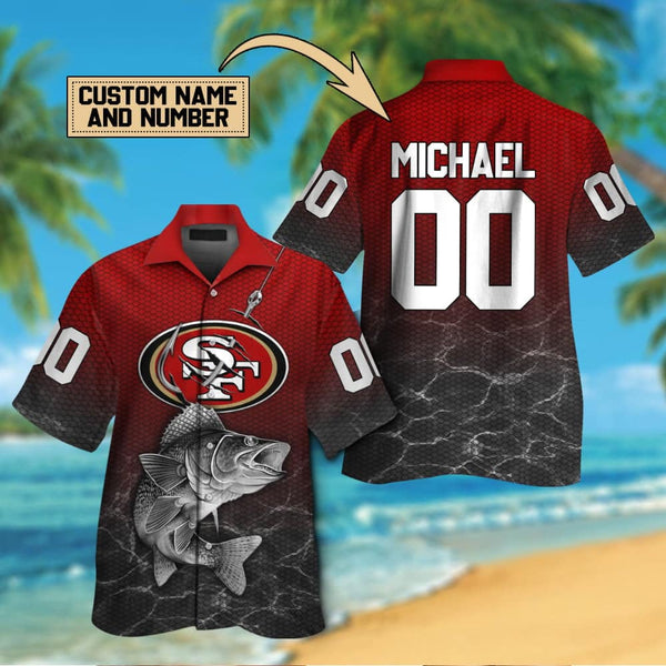 San Francisco 49ers 2 (15) Personalized Hawaiian Button down shirt