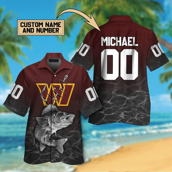Washington Commanders 2 (10) Personalized Hawaiian Button down shirt