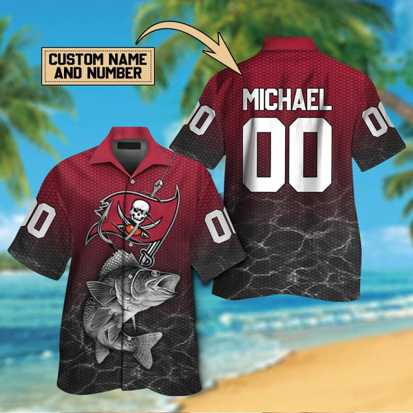 Tampa Bay Buccaneers 2 (4) Personalized Hawaiian Button down shirt