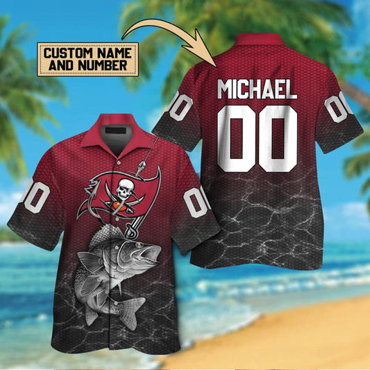 Tampa Bay Buccaneers 2 (4) Personalized Hawaiian Button down shirt