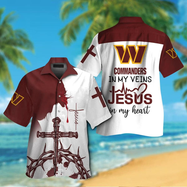 Washington Commanders 2 (11) Personalized Hawaiian Button down shirt
