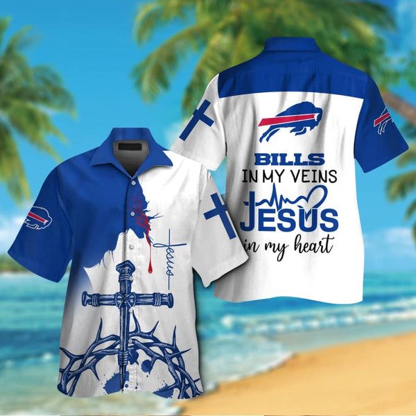 Buffalo Bills 2 (4) Personalized Hawaiian Button down shirt