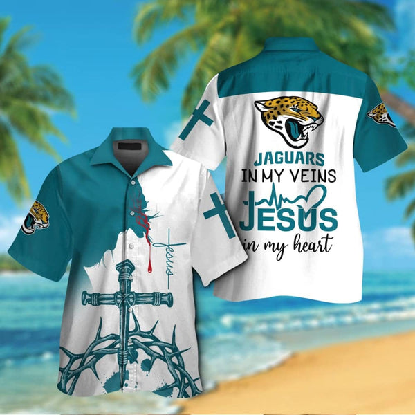Jacksonville Jaguars 2 (7) Personalized Hawaiian Button down shirt