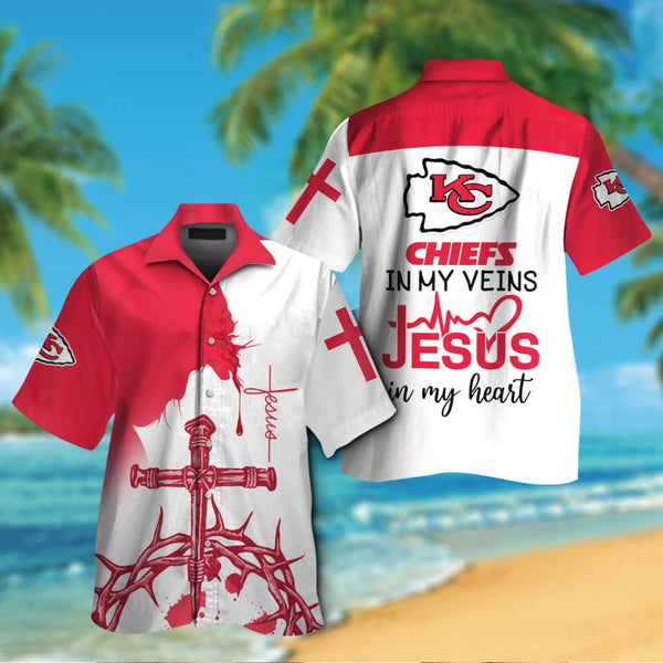 Kansas City Chiefs 2 (9) Personalized Hawaiian Button down shirt