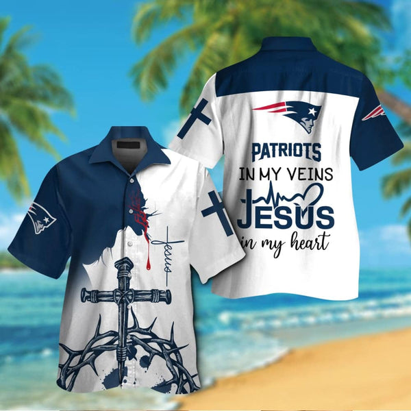 New England Patriots 2 (5) Personalized Hawaiian Button down shirt