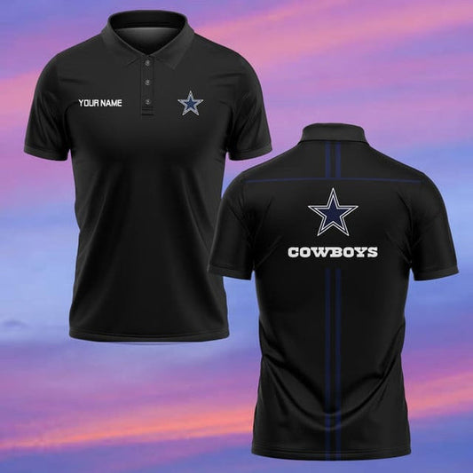 Dallas Cowboys Personalized Adult Polo Shirt 001