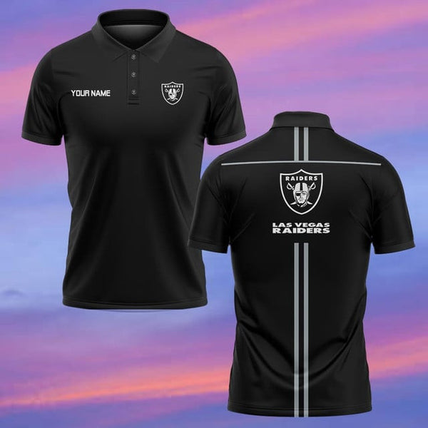 Las Vegas Raiders Personalized Adult Polo Shirt 001