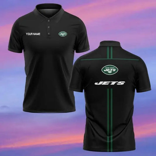 New York Jets Personalized Adult Polo Shirt 001