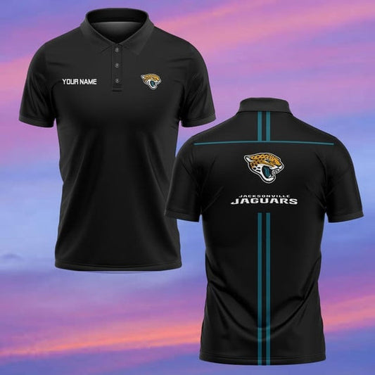 Jacksonville Jaguars Personalized Adult Polo Shirt 001