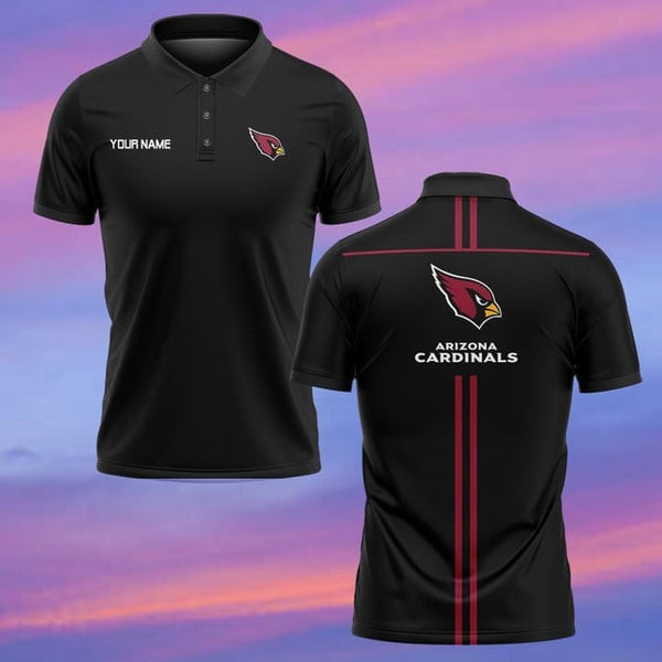 Arizona Cardinals Personalized Adult Polo Shirt 001