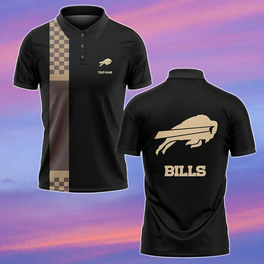 Buffalo Bills Personalized Adult Polo Shirt 002