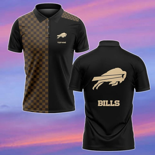 Buffalo Bills Personalized Adult Polo Shirt 004