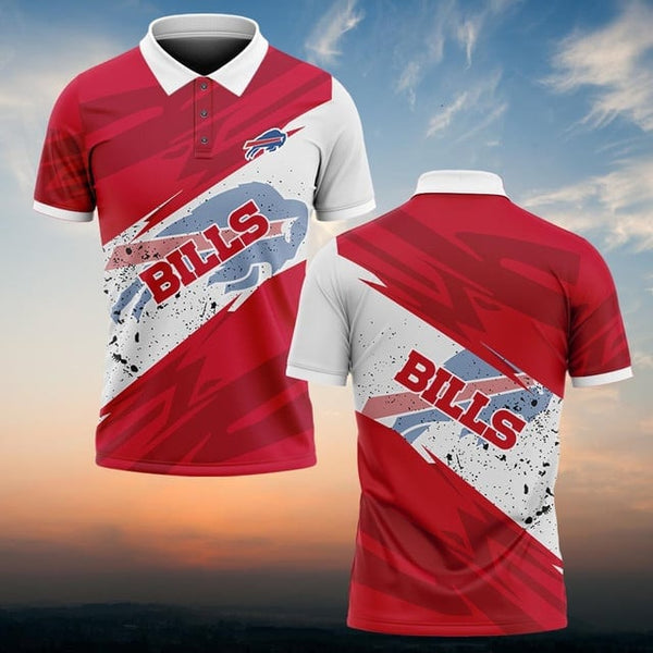 Buffalo Bills Personalized Adult Polo Shirt 008