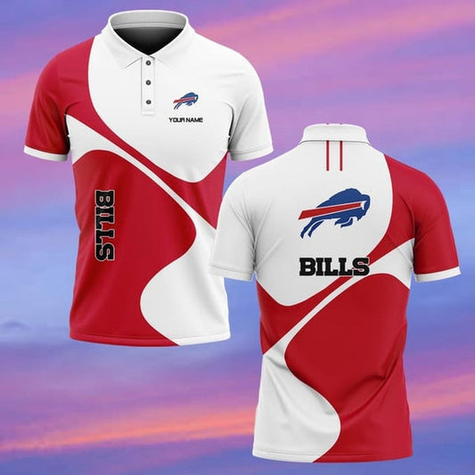 Buffalo Bills Personalized Adult Polo Shirt 005