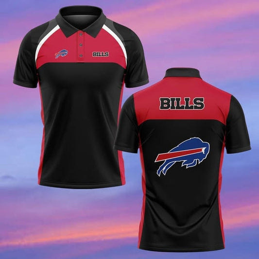 Buffalo Bills Personalized Adult Polo Shirt 003