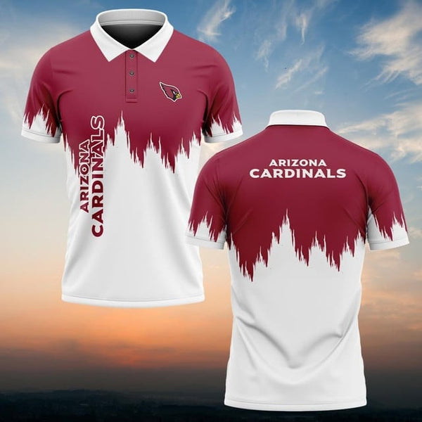 Arizona Cardinals Personalized Adult Polo Shirt 009