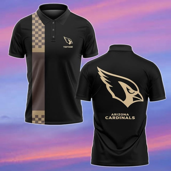 Arizona Cardinals Personalized Adult Polo Shirt 002
