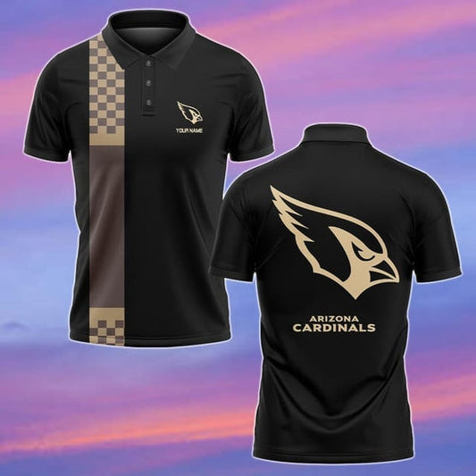Arizona Cardinals Personalized Adult Polo Shirt 002