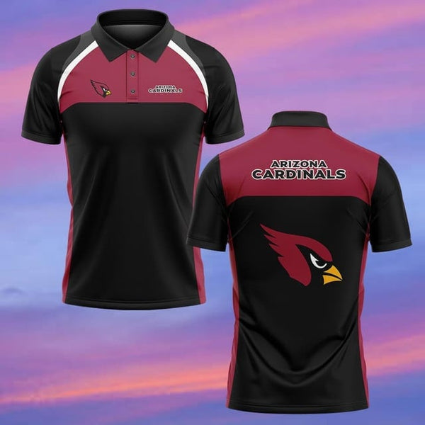 Arizona Cardinals Personalized Adult Polo Shirt 003