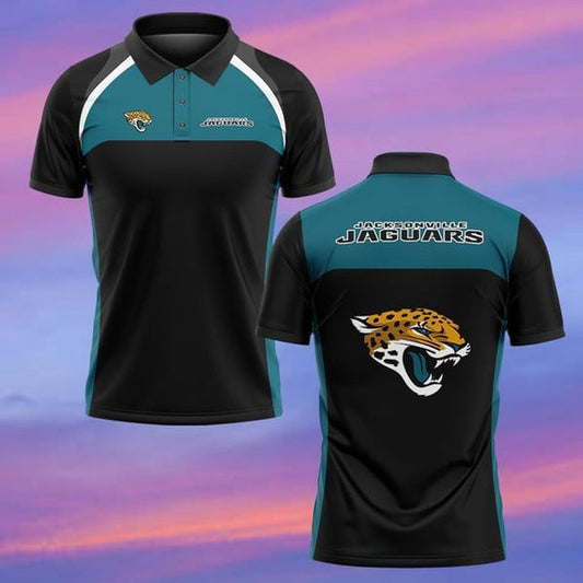 Jacksonville Jaguars Personalized Adult Polo Shirt 003