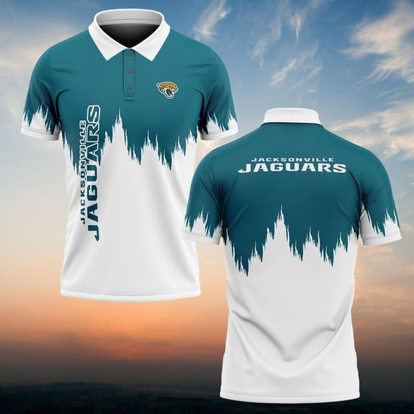 Jacksonville Jaguars Personalized Adult Polo Shirt 009