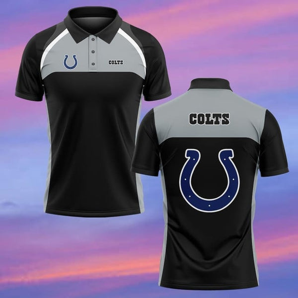 Indianapolis Colts Personalized Adult Polo Shirt 003