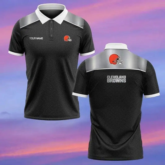 Cleveland Browns Personalized Adult Polo Shirt 006