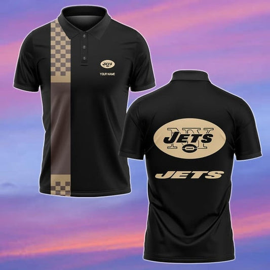 New York Jets Personalized Adult Polo Shirt 002