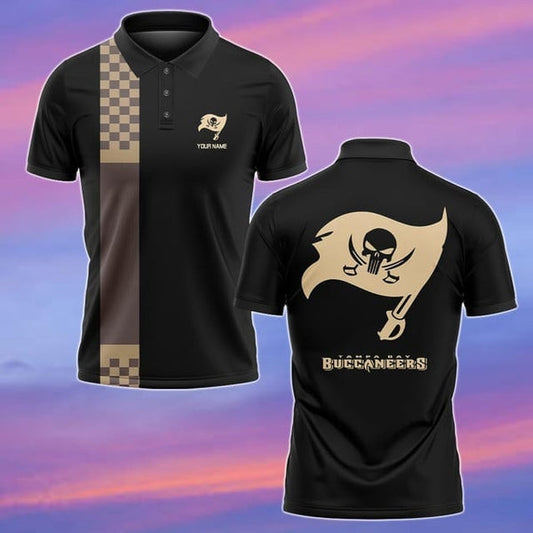 Tampa Bay Buccaneers Personalized Adult Polo Shirt 002