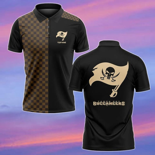 Tampa Bay Buccaneers Personalized Adult Polo Shirt 004