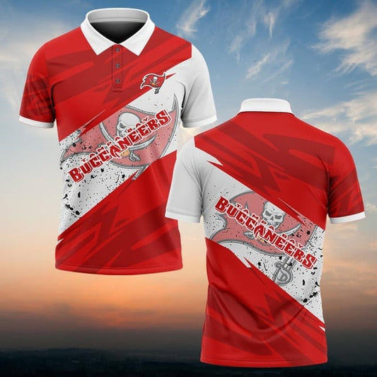 Tampa Bay Buccaneers Personalized Adult Polo Shirt 008