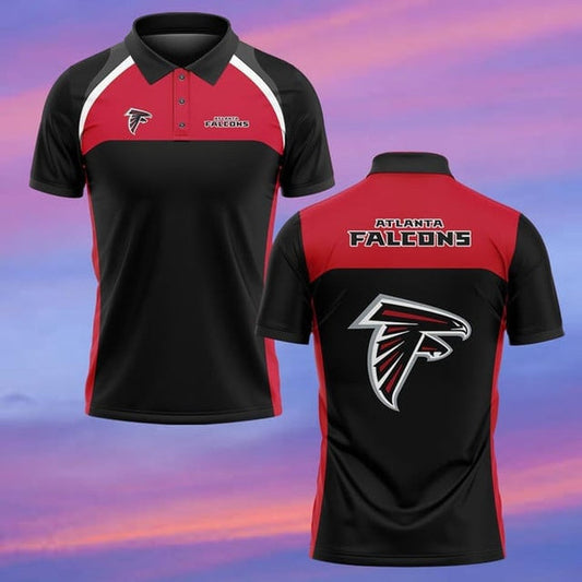 Atlanta Falcons Personalized Adult Polo Shirt 003