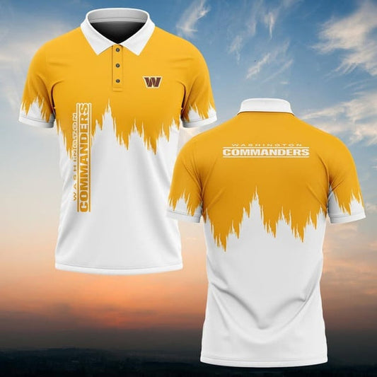 Washington Commanders Personalized Adult Polo Shirt 009