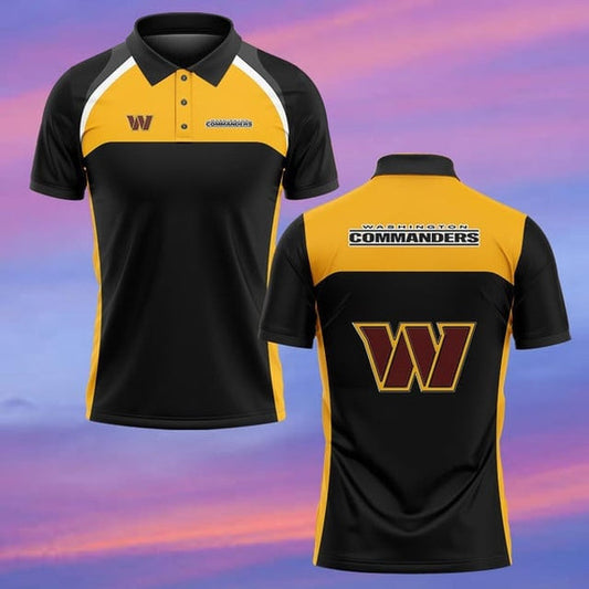 Washington Commanders Personalized Adult Polo Shirt 003