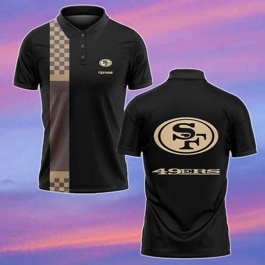San Francisco 49ers Personalized Adult Polo Shirt 002
