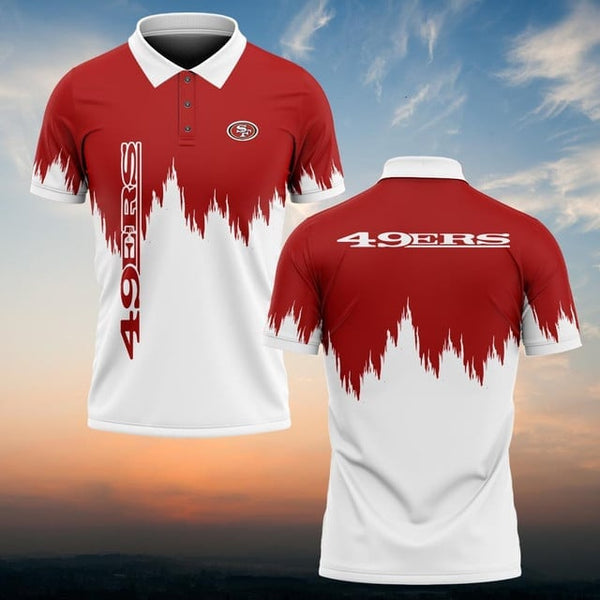 San Francisco 49ers Personalized Adult Polo Shirt 009