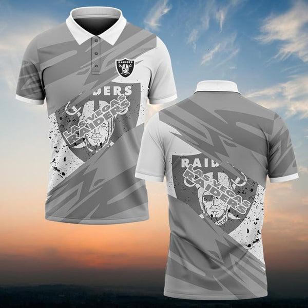 Las Vegas Raiders Personalized Adult Polo Shirt 008