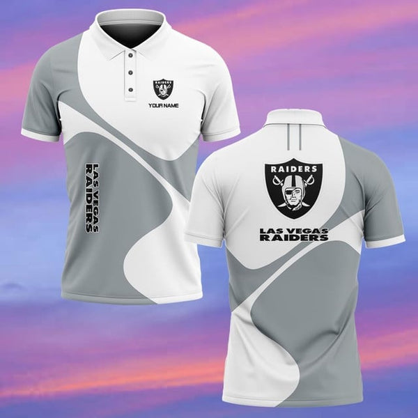 Las Vegas Raiders Personalized Adult Polo Shirt 005