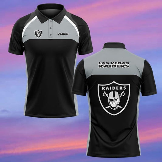 Las Vegas Raiders Personalized Adult Polo Shirt 003